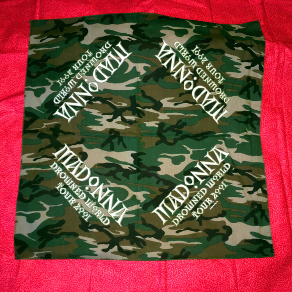 Madonna Drowned World Tour Bandana (Camouflage) - Picture 4 of 8